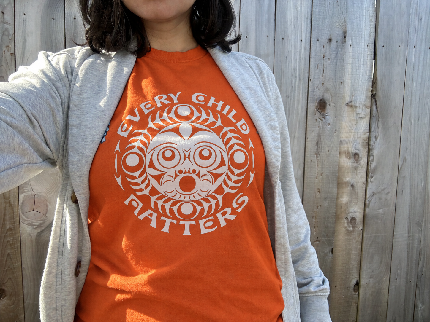Truth & Reconciliation Orange Shirt   by Jason LaClair