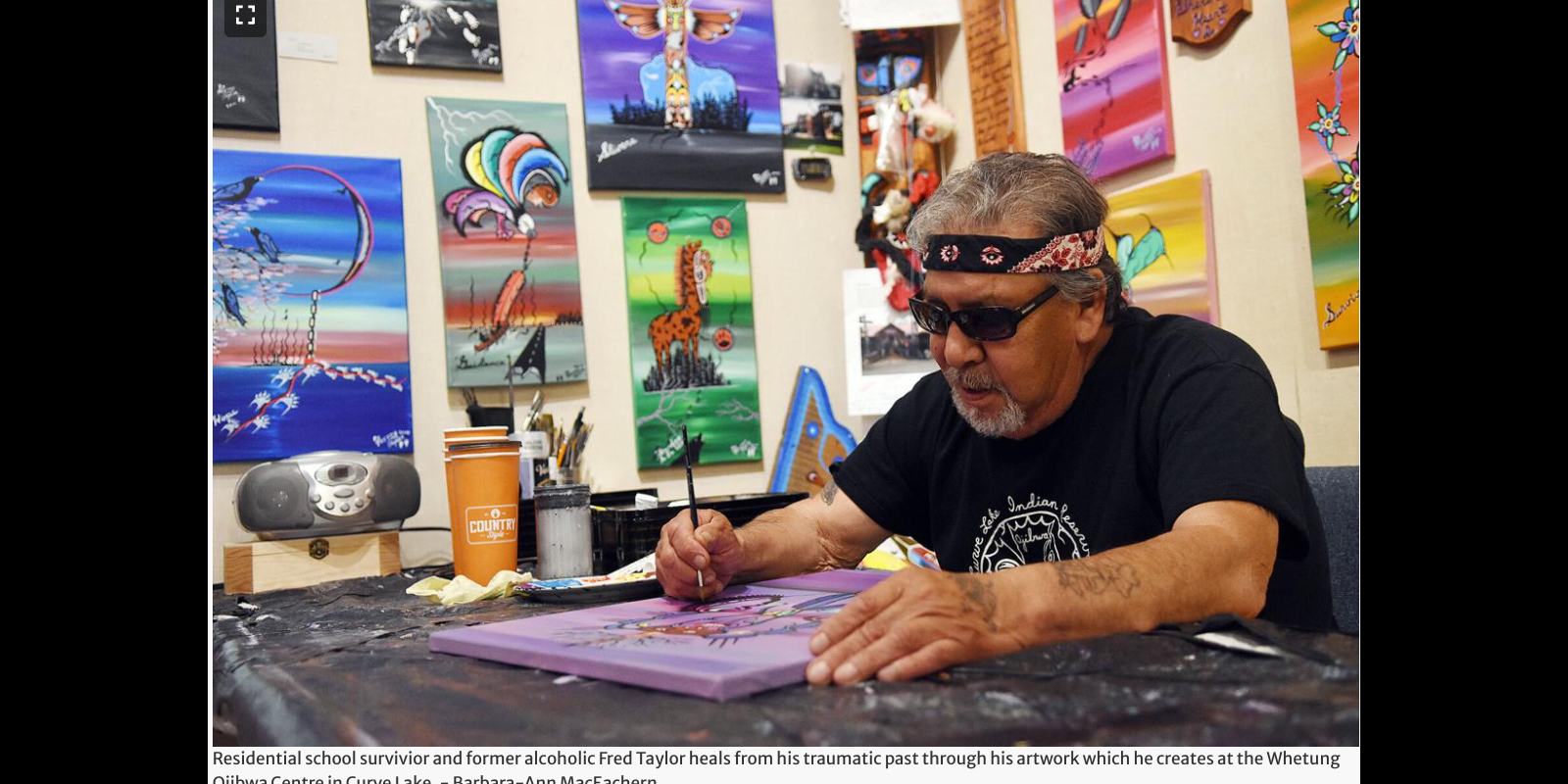In his own words: Residential school survivor turned artist shares his healing journey