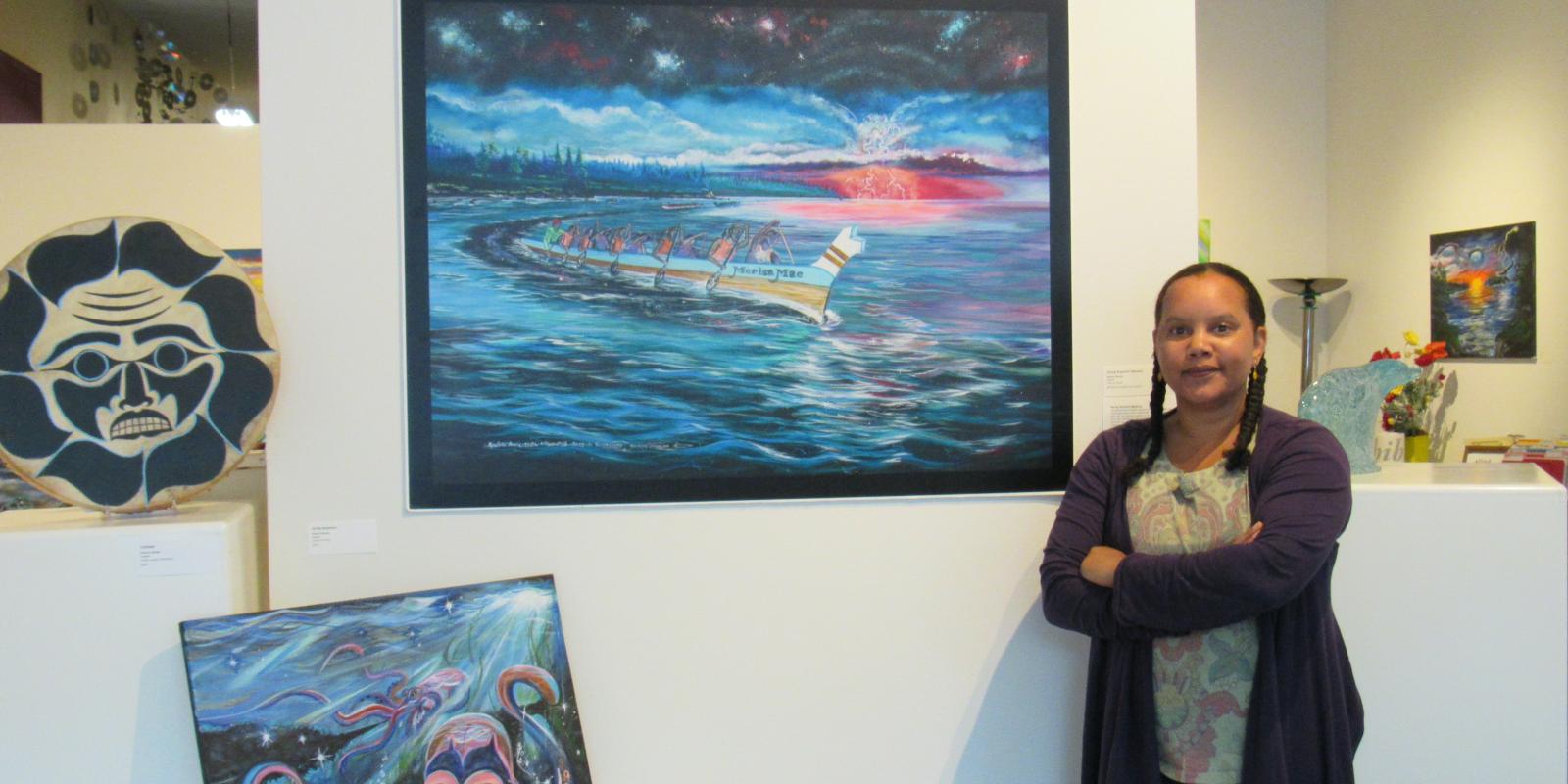 Native Arts Collective 2018 Exhibit at Allied Arts