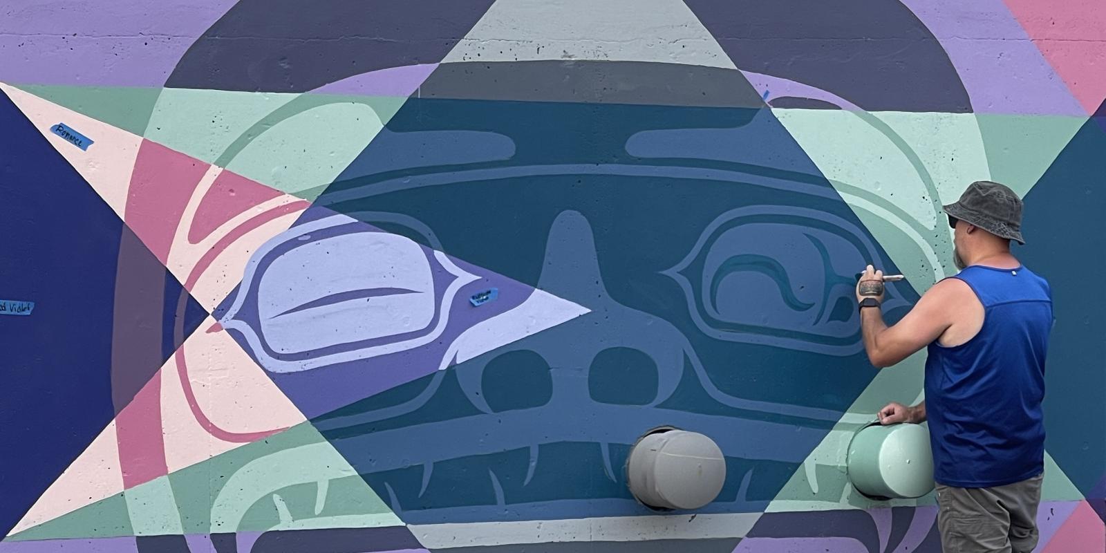 Indigeversal Mural- Waypoint Park- 2023