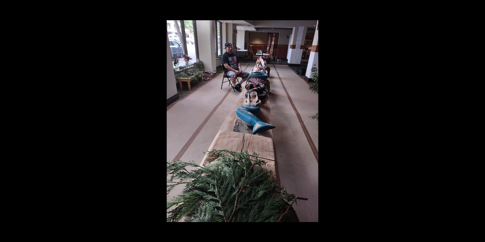 Jason with Cagey Pole at Leopold 10.2023